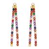 2023 New European And American Jewelry Long Simple Tassel Earrings Trendy Personality Niche Design Earrings Earrings