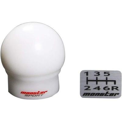 MONSTER SPORT Shift Knob C-Type M12xP1.25 Spherical White 47mm H51.5mm Swift Sport [ZC33S] 831126-7650M