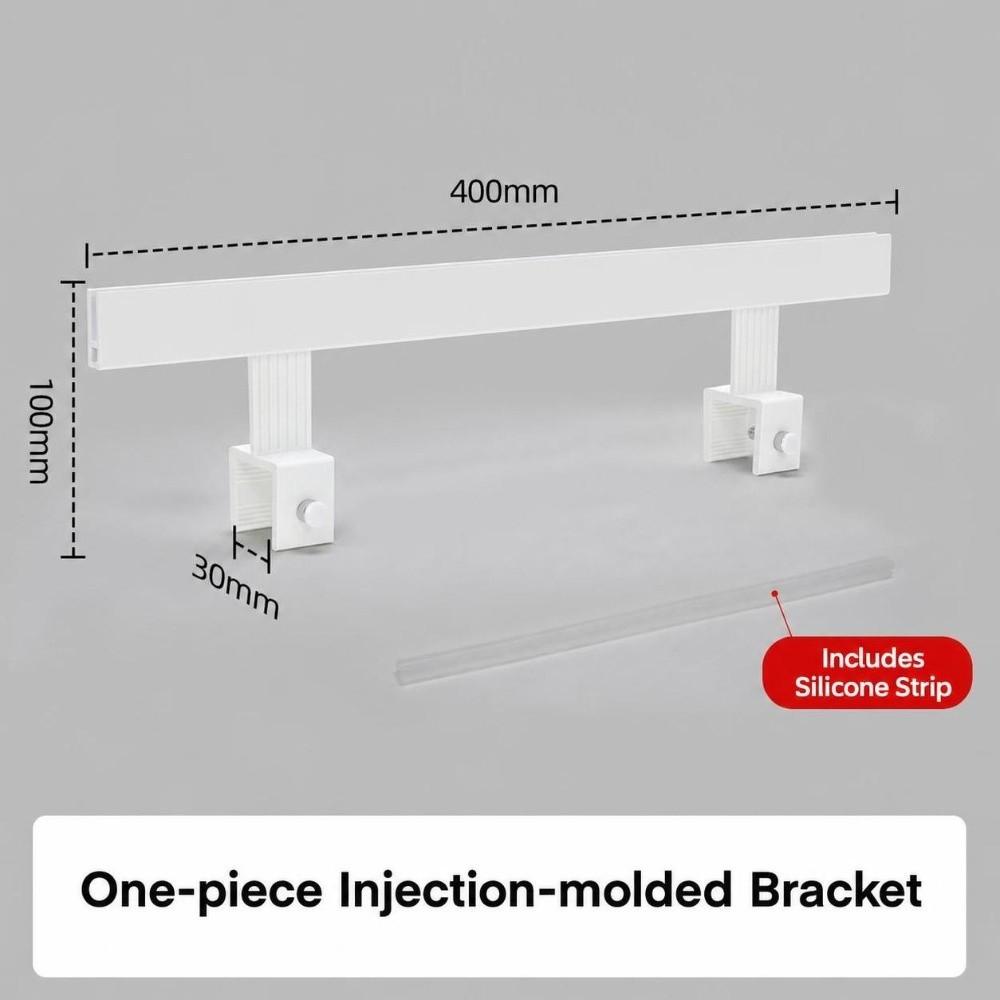Durable Hard Plastic POP Sign Holder Adjustable C-Clamp Retail Poster Clip Banner Holder Supermarket