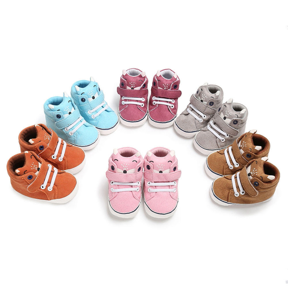 Xinantime Girl Boys Anti-Slip Soft Sole Toddler Shoes Fox Hight Cut Sneaker Shoes Baby Shoes for 0-18 Months Kids Xinantime Girl Boys Anti-Slip Soft Sole Toddler Shoes Fox Hight Cut Sneaker Shoes Baby Shoes for 0-18 Months Kids