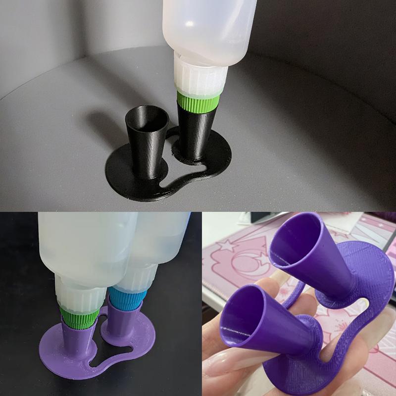 Inverted Glue Bottle Stand Holder Non-Slip Base Office And Home Storage Unit For Glue Bottles Drip-Free Stain-Proof Design Tool