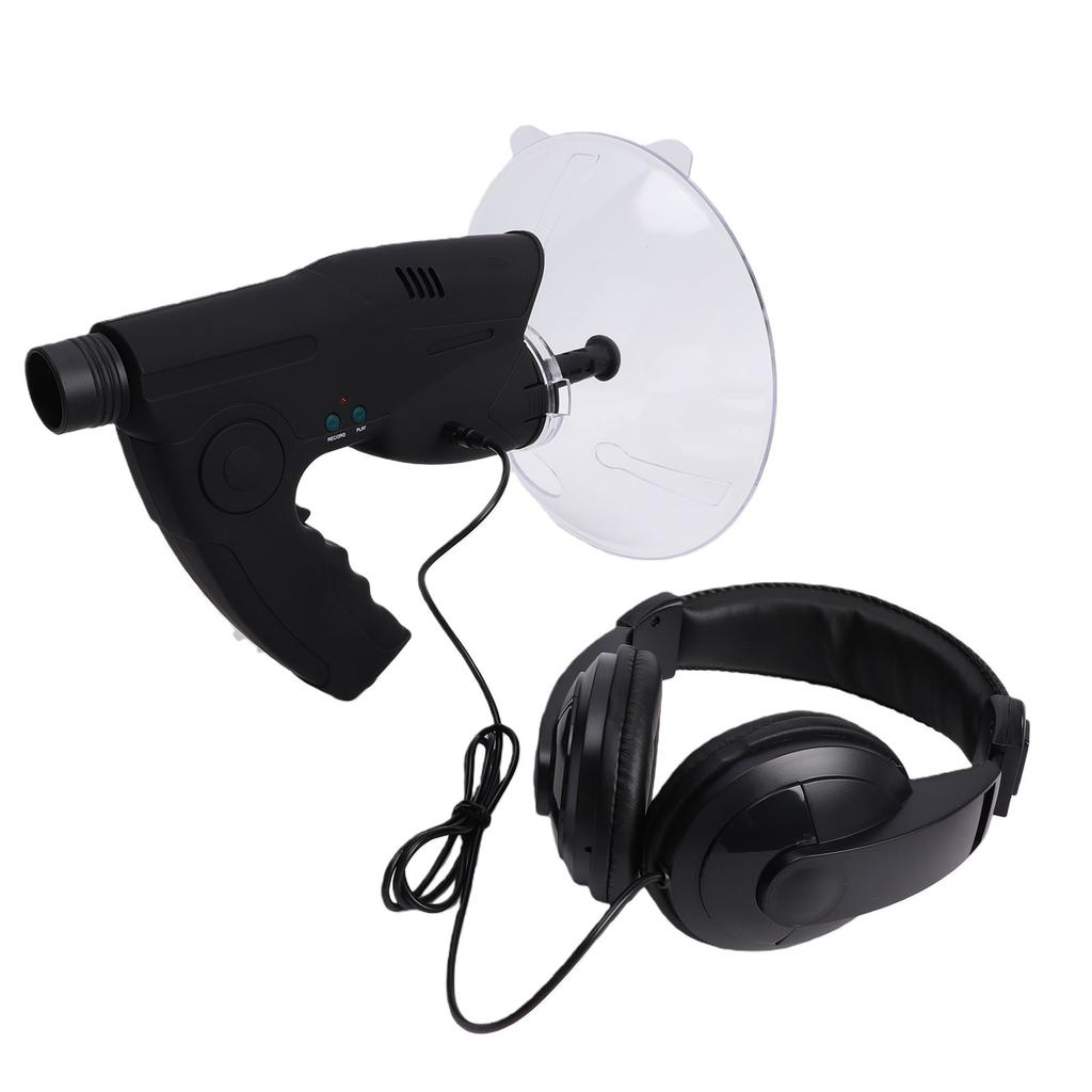 Bird Sound Amplifier 8X Magnification Observing Distance Listening Device with Headphone