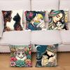 1pc Abstract Woman Bird Cat Flower Fish Couple Pillow Case Square Bedroom Sofa Leisure Comfort Cushion Car Living Decoration