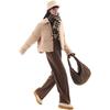 Anta Colorful Series Solid Color Zipper Collar Comfortable Breathable Versatile Casual Down Jacket Women outerwear Milk-Apricot 962448904-2