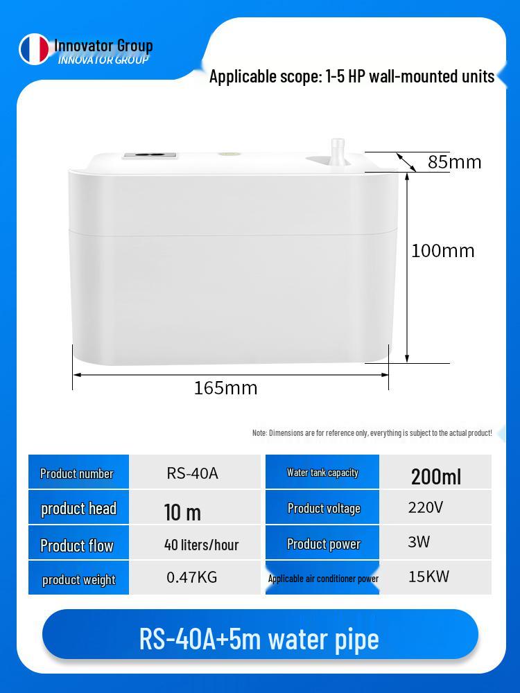 Automatic External Condensate Drain Pump for Air Conditioner Cabinet - Compact Lifting Pump for Home Use