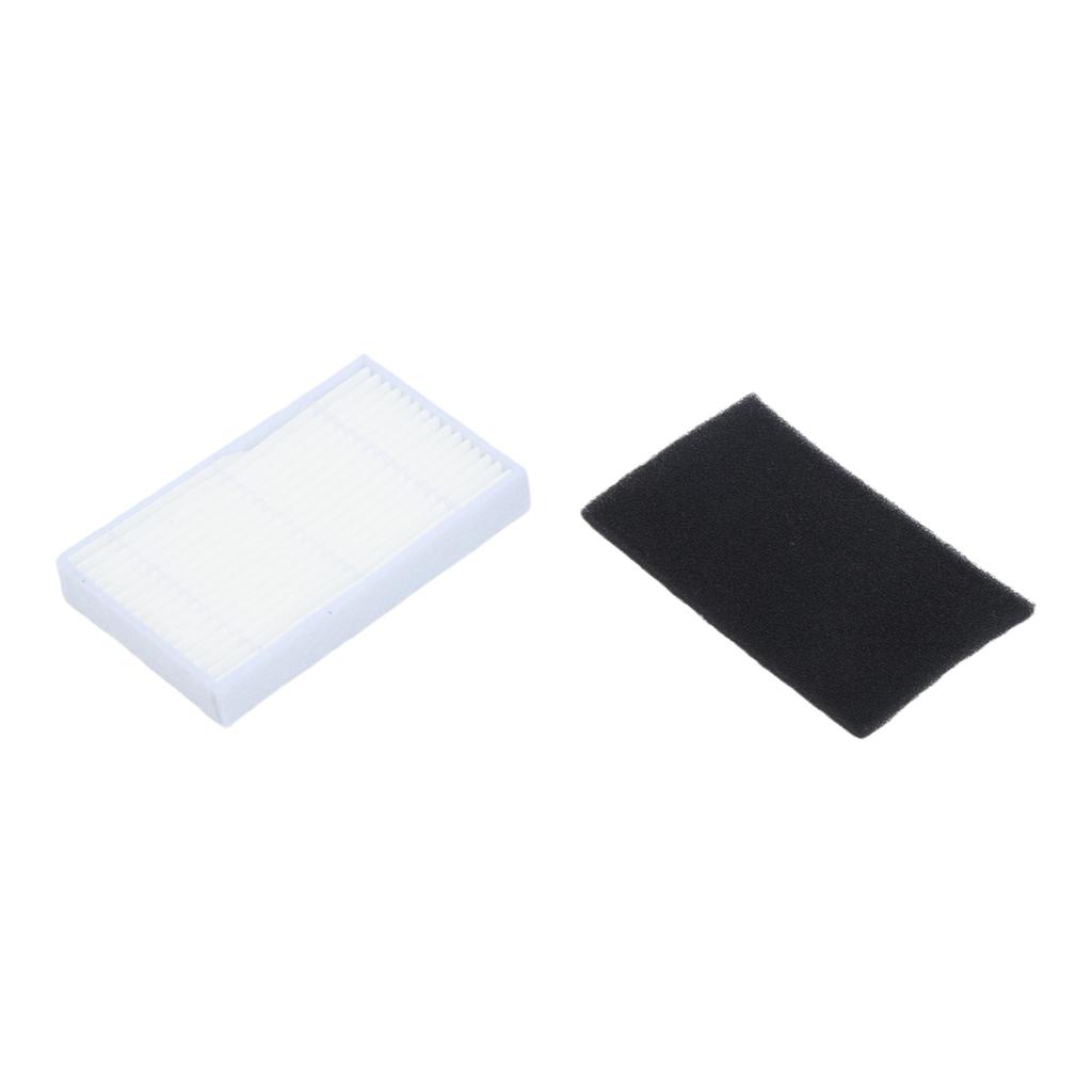 5PCS Replacement HEPA Filter Set Efficient Fine Dust Filtration Compatible With For Cecotec For Conga Y70 Robot Vacuum Cleaner