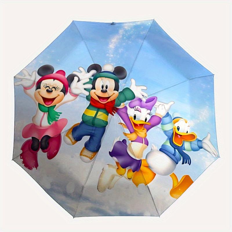 

1pc Mickey Mouse Automatic Open/close Folding Umbrella, Compact Portable Travel Umbrella, Perfect Gift for FriendsCute Umbrella yy250812067