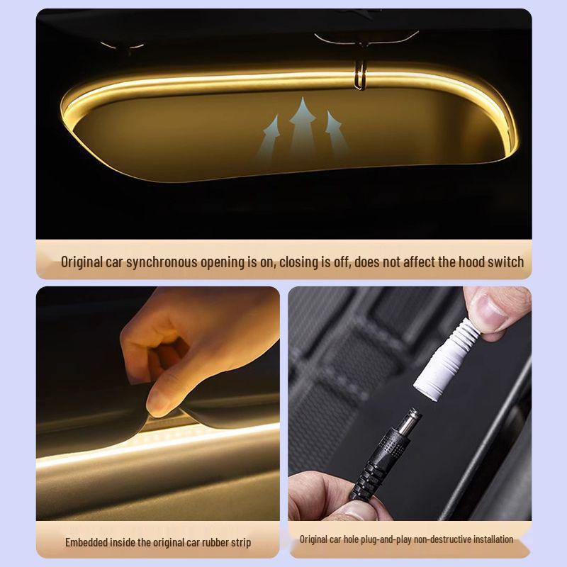 Tesla Model 3/Y Front Trunk and Hood Ambient Light Strip Interior Kit