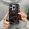 For IPhone 16 Pro Max Chromed TPU Case,Wave Series Plating Gliter Bling Chromed TPU Case for IPhone 15 14 13 12 Pro Max