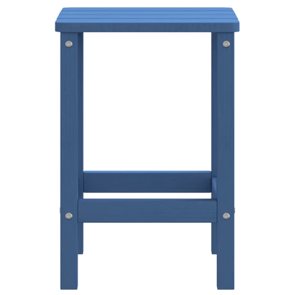 Vidaxl Stolik Ogrodowy Adirondack, Morski Błękit, 38X38X46 Cm, Hdpe