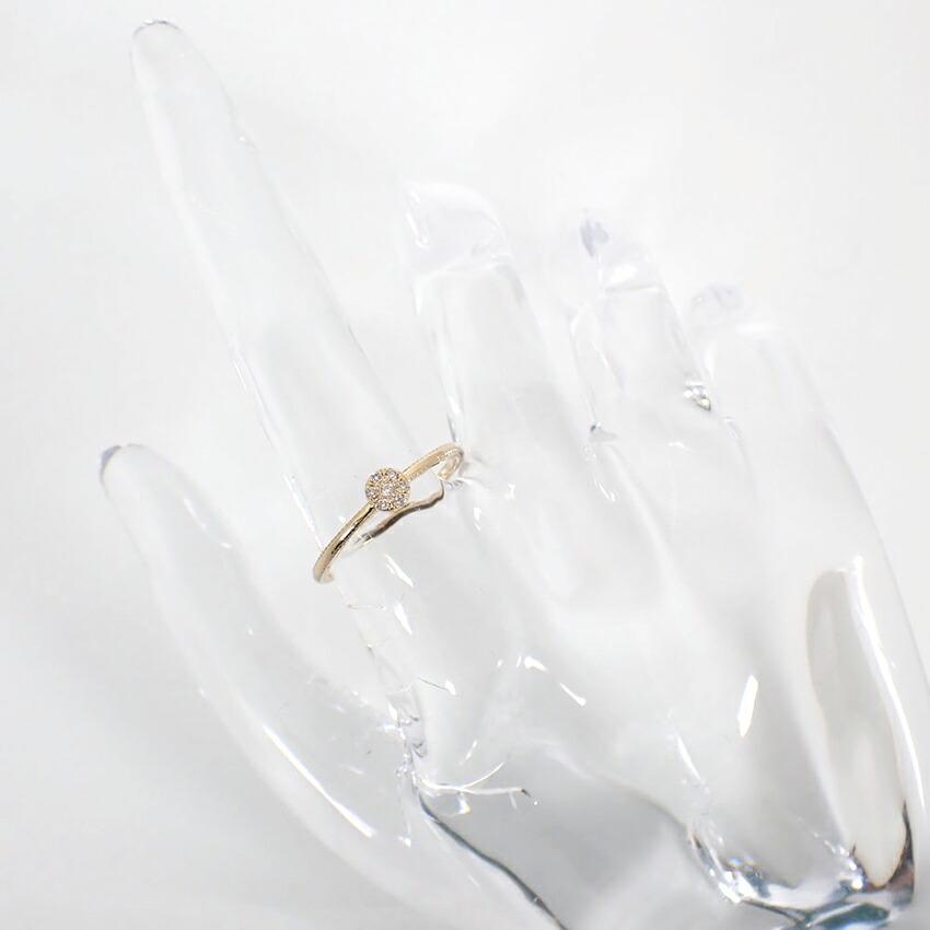 [Used] agete K10 Diamond Ring / Size 13 / j36-7