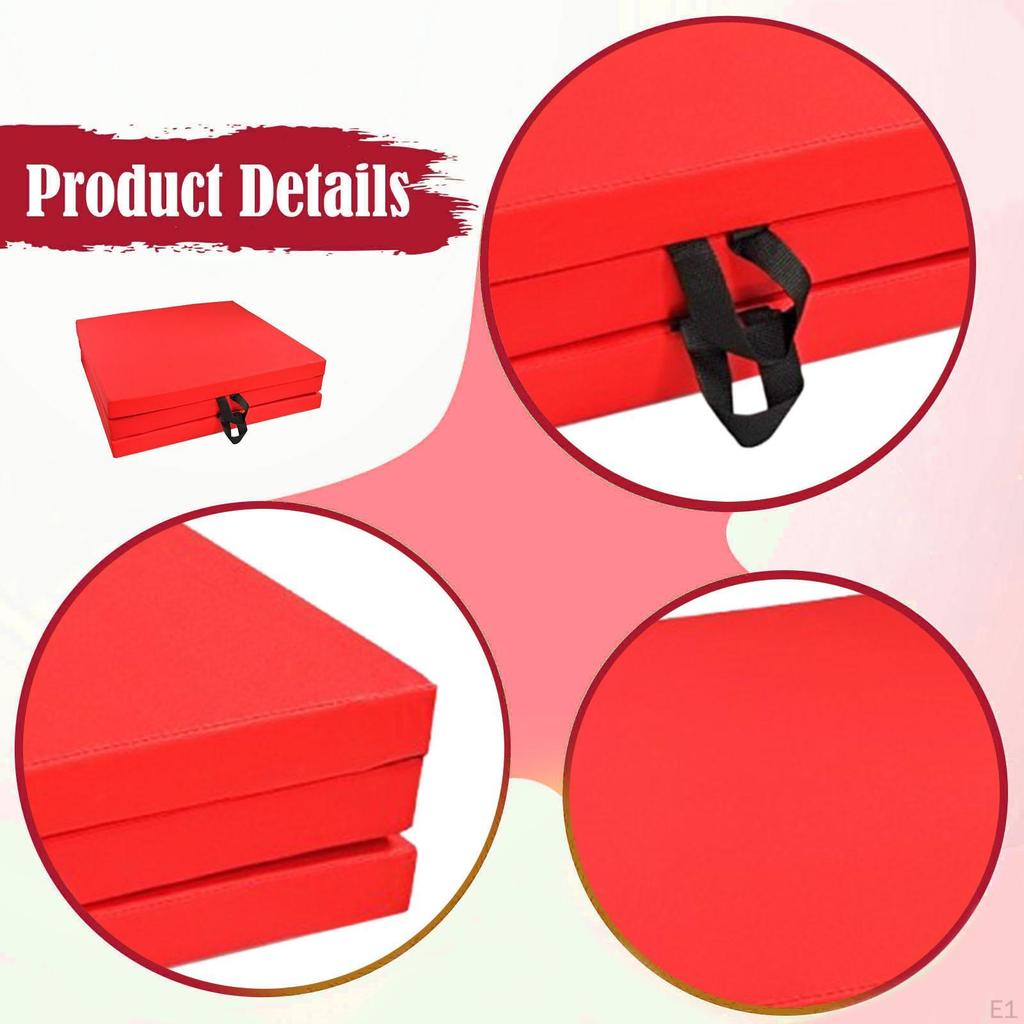 Foldable Gymnastics Mat Tumbling Cushion Multipurpose Compact Workout Fitness Floor for Core