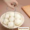 1 Pcs Collapsible Stainless Steel Bowl Gripper Kitchen Tool for Air Fryer Hot Plate Bowl Clip