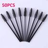 50Pcs Disposable Eyelash Spiral Brush Eyebrow Brush Eyelash Extension Comb Make Up Tool Travel Business Portable