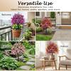 2Pcs 23.62 in Artificial Flower with Ground Stake Faux Flower Garden Stakes Easy Install for Porch Patio Balcony Planter Yard
