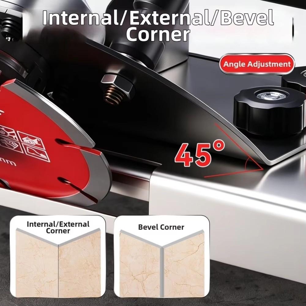 Bevel Edge Cutting Angle Grinder Stand Extended Base Plate Tile Chamfering Tool