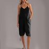 Women's Fashionable And Casual Solid-color Cotton And Linen Dress
