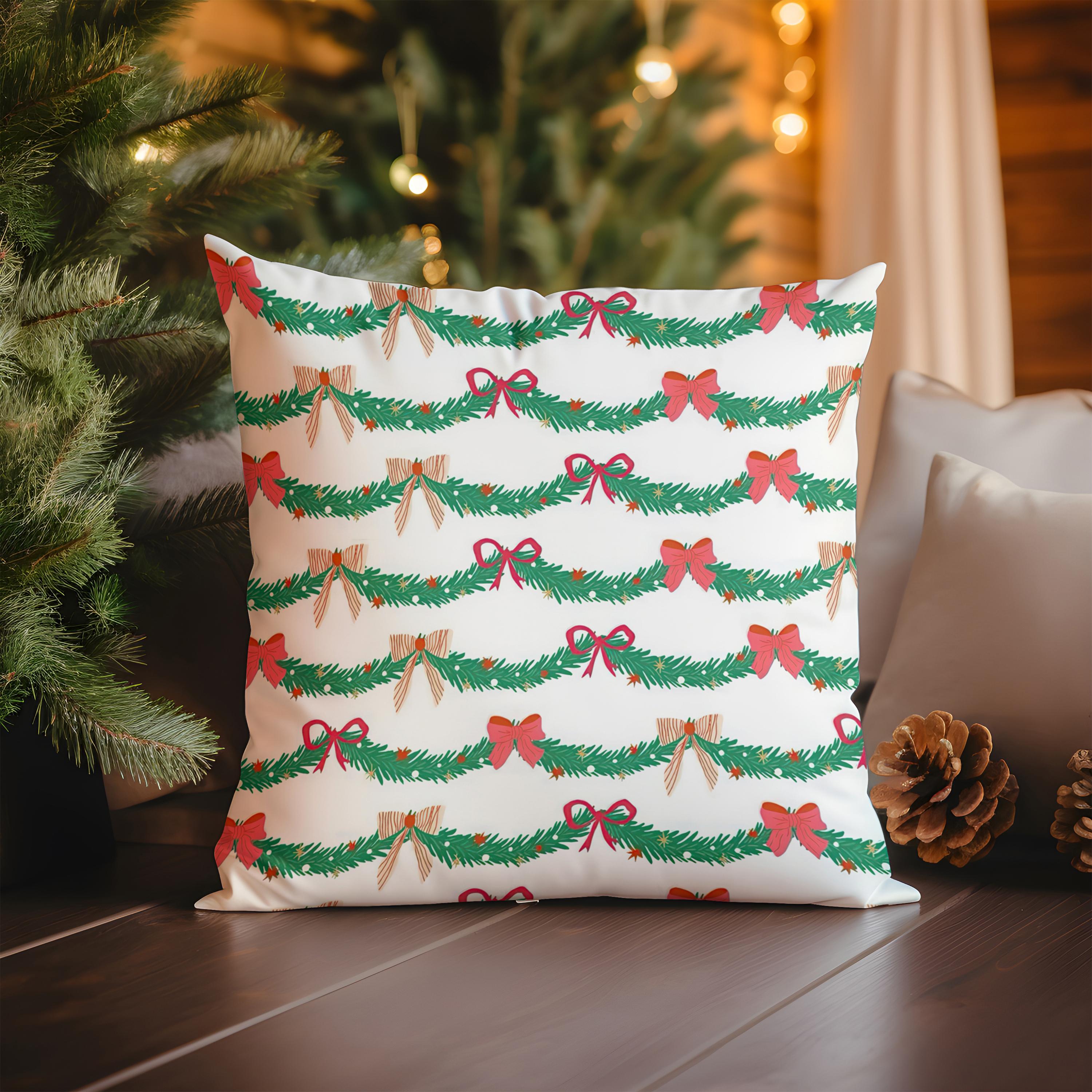 

Home Decor Festive Tree Pattern Pillow Cover for Home Pattern Cushion Cover Suitable for Sofa Bedroom Car Pillow Cover 16x16Inch