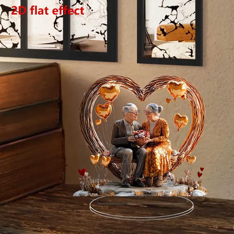 Креативное акриловое декоративное настольное украшение для пар