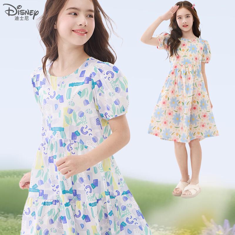 Disney Girls  Summer Floral Cotton Princess Dress 170
