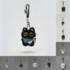 Portachiavi Peluche Gatto Nero Giocattolo Per Bambini E Adolescenti Regalo Carino Accessorio Animale