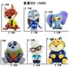 Zootopia 2 Anime Figure Trendy Toy Car Desktop Decoration Nick  Judith Model Movie Merchandise Dolls Set Collectible Gift