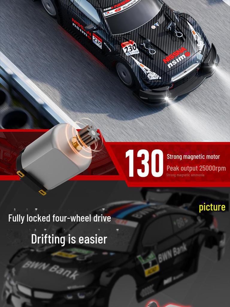 1/20 Scale 2.4G RC High-Speed Drift Off-Road 4WD Electric Toy Car for Kids