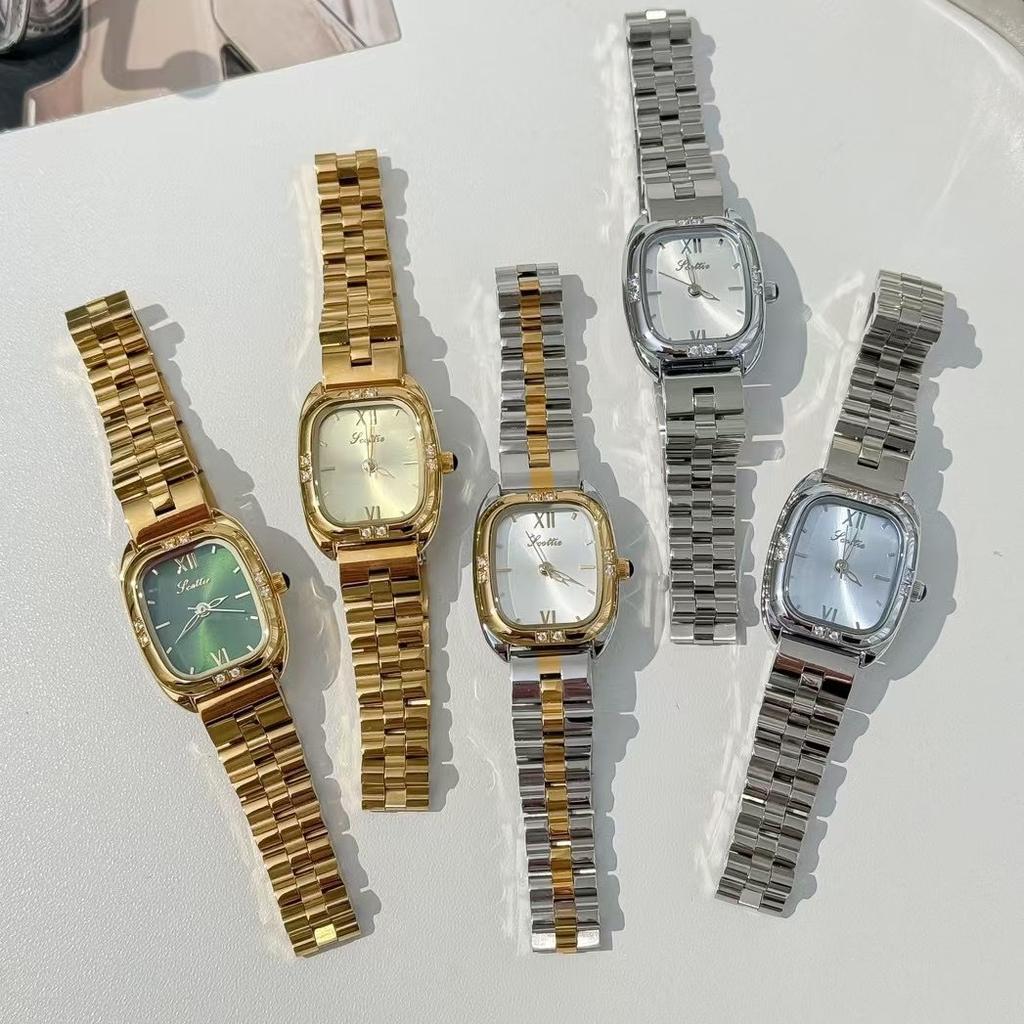 Square Women'S Watch Steel Belt Temperament Steel Belt Women'S Watch Xiaohongshu