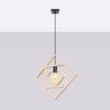 Lampa Wisząca Caro 1 E27 Naturalne Drewno  Wood Sollux Sl.1757