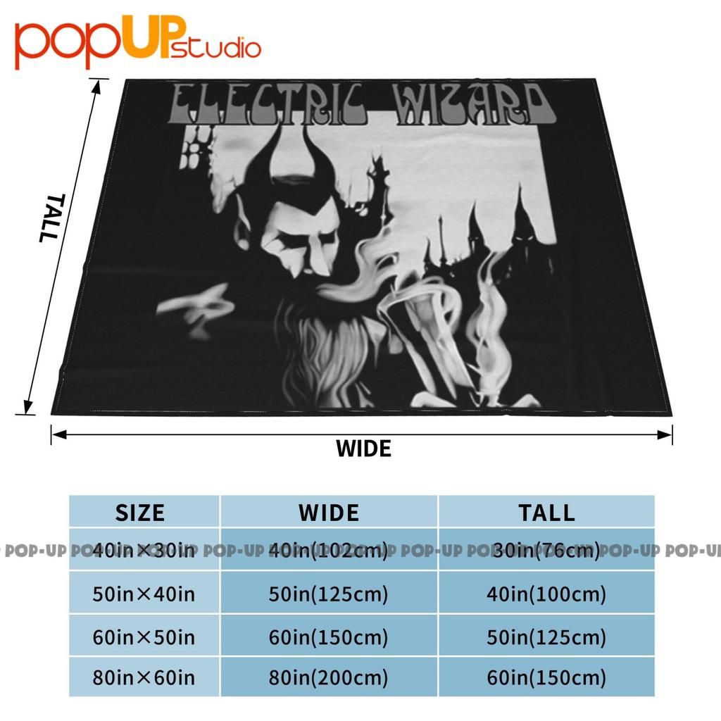 Dopethrone Electric Wizard Ultra-Soft Blanket Quilt Winter Sofa Cover Bed Covers