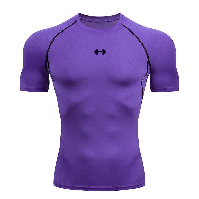 Men's Summer Quick-Dry Compression Running T-shirt