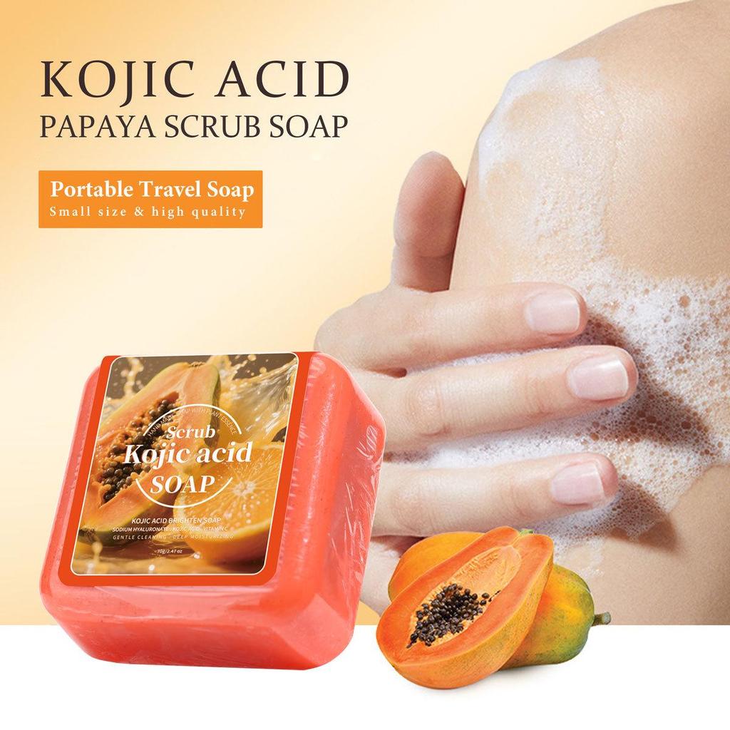 Kojic Acid Brightening Papaya Facial & Body Cleanser