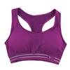 Showme Dame Sømløs Racerback Sports BH Topp Yoga Fitness Polstret Stretch Workout