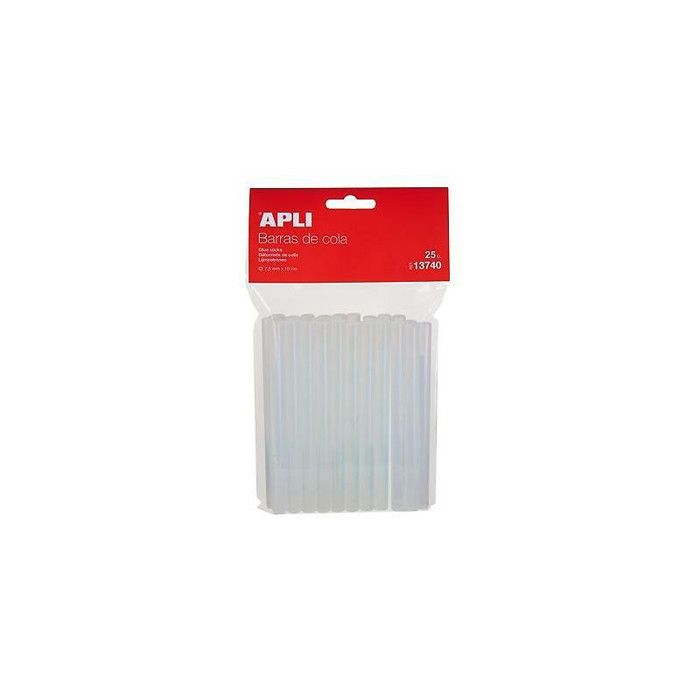 Bâtons de colle pour pistolet à colle - Recharge de colle 20 cm - 25 unités - Apli