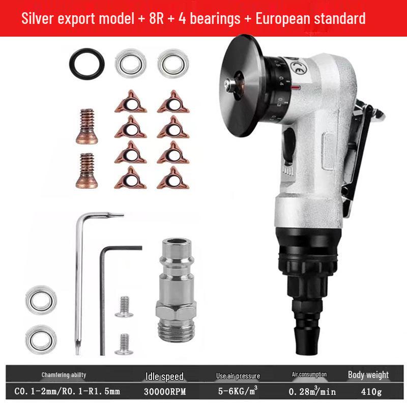 Handheld 45° Pneumatic Chamfering Machine for Metal Deburring