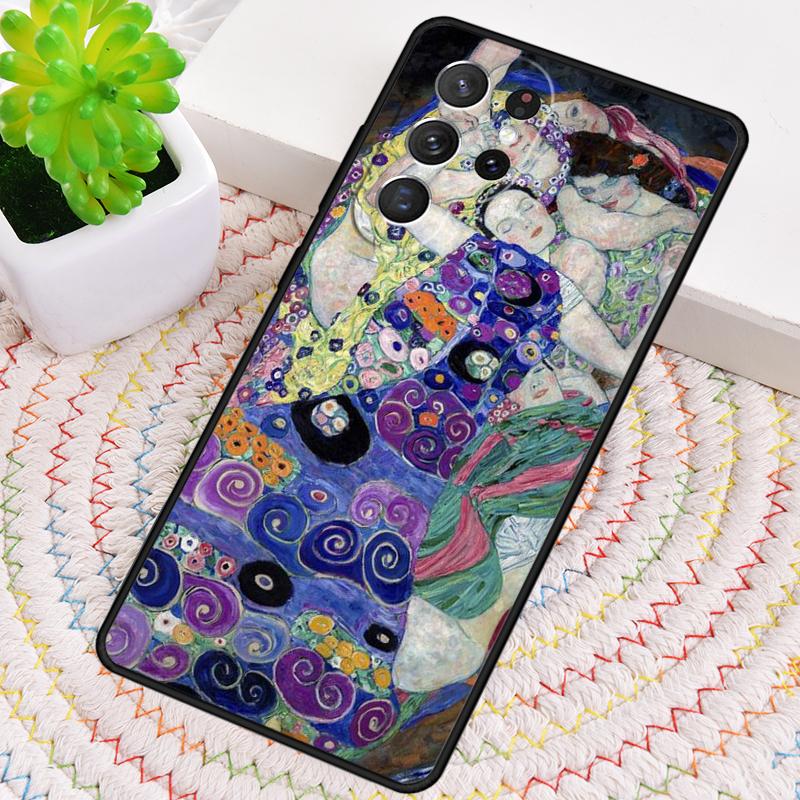 Kiss by Gustav Klimt Silicone Phone Case For Samsung Galaxy note 10 pro S26 S25 S24 S23 S22 S21 Plus S25Ultra Capa Cover