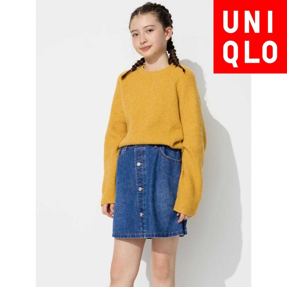 

Джинсовое мини-пальто UNIQLO JAPAN GIRLS 66 BLUE/150