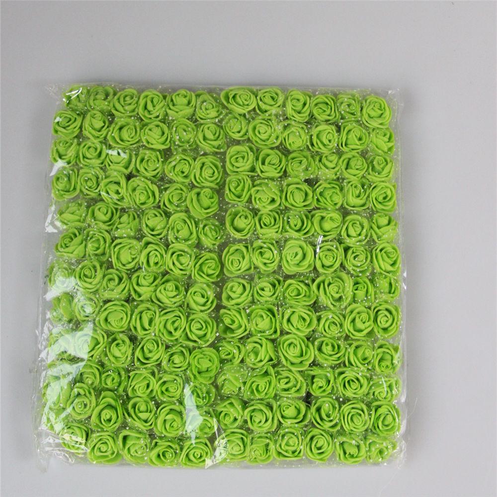 2.5cm PE Foam Mini Rose Flowers with Gauze - 144 Heads, Candy Box Accessories