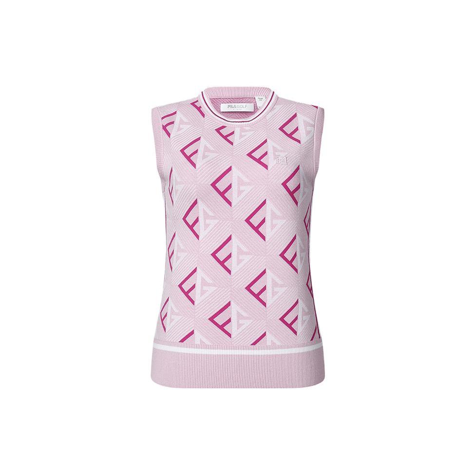 New FILA Golf Series Knitwear Women's Mist Pink A11W415408F-PK