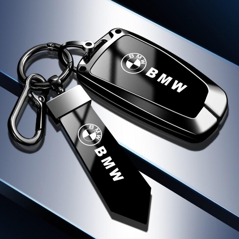 QXFA9 Alloy Car Remote Key Case Cover Protector For Bmw F20 F30 G20 f31 F34 F10 G30 F11 X3 F25 X4 I3 M3 M4 1 3 5 Series Car stickers
