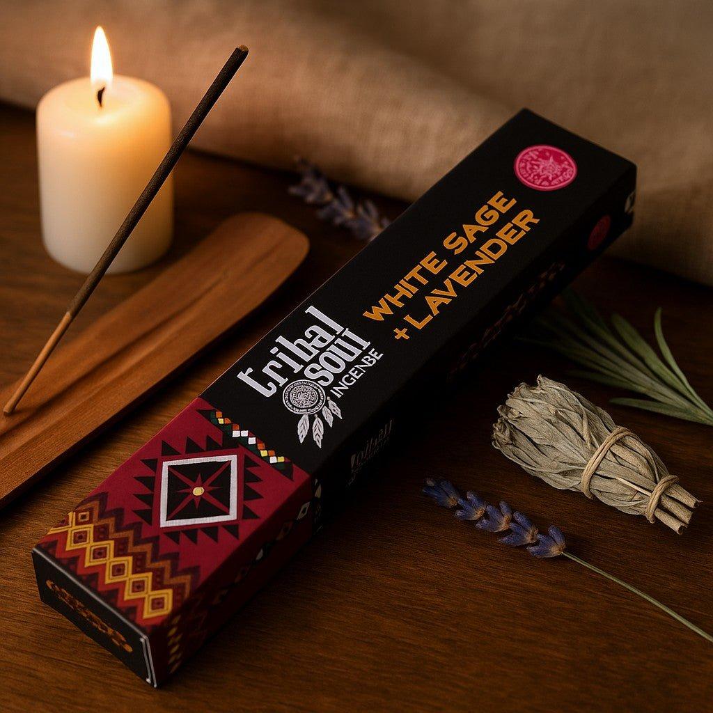 Weißer Salbei Lavendel Räucherstäbchen, Tribal Soul