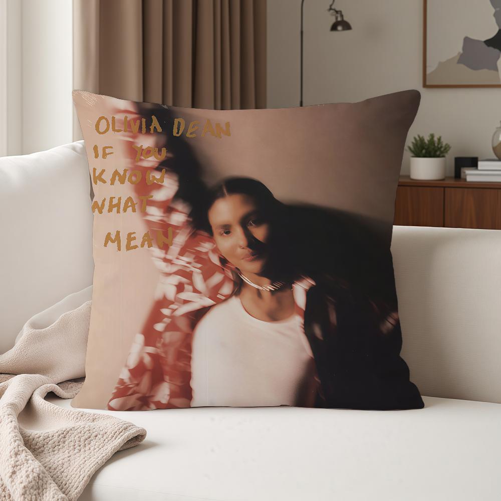 

Singer Olivia Dean The Art Of Loving Pillow Case Suitable For Bedrooms Living Rooms Cars Home Decoration 30cmx30cm