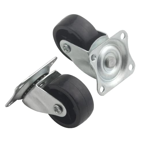 WMYCONGCONG Swivel Casters, 38mm, 1.46-inch Wheel Diameter, Set of 8, 360-Degree Rotation, Quiet, Swivel Casters with Bearings (Rotating)