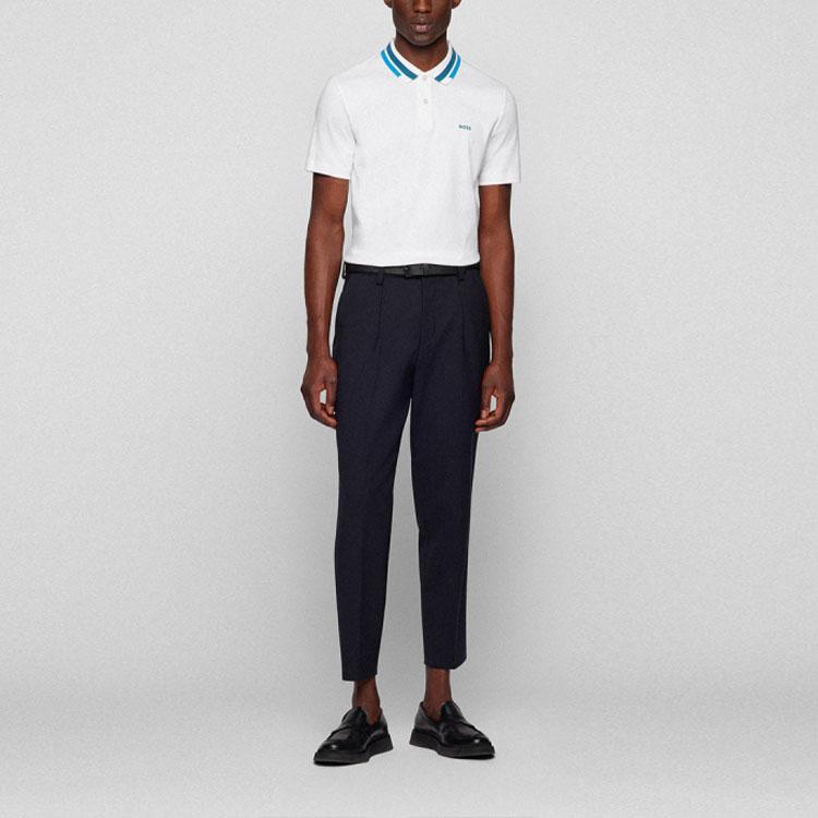 HUGO BOSS SS22 Polo Shirt Men's White 50472013-100