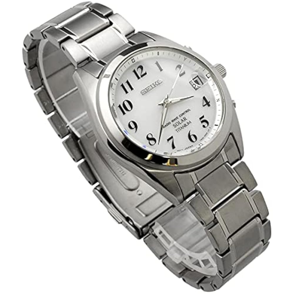 [SEIKO SELECTION SBTM223 Men's Watch Solar Correction with Date Calendar Dial White (Full Arabic ...