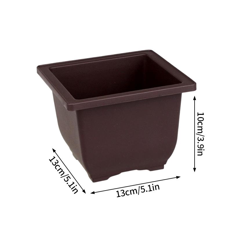 Flower Pot for Plants Garden Pots Planter Outdoor Balcony Landscape Plant Potted Square Flower Pot Garden Yard Succulents Holder