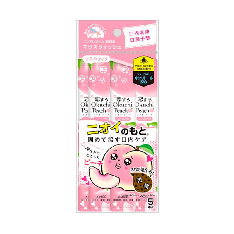 

Vitat Japan Ополаскиватель для полости рта Loving Okuchi Peach 11 мл x 5