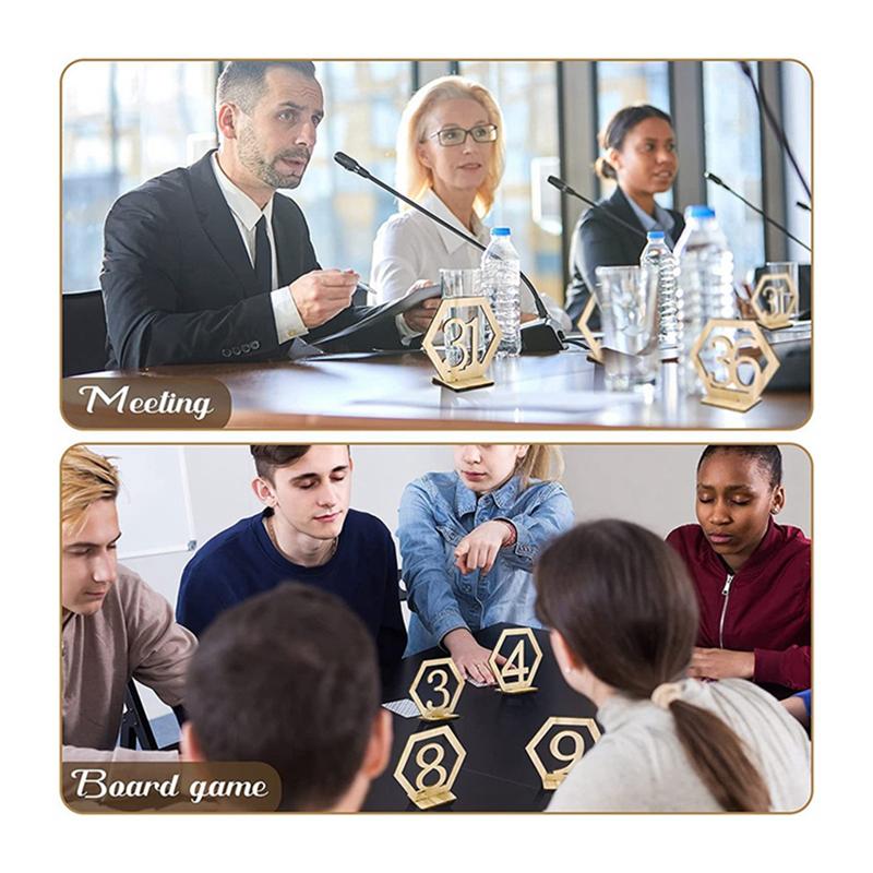 

2025+ 1-40 Wedding Wooden Table Number Sign Wooden Bar Cafe Number Table Sign Seat Number Plate Wedding Party Decoration China Mainland