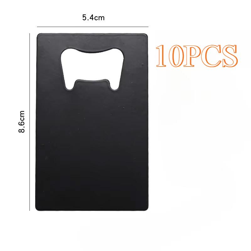 Wedding Gift Stainless Steel Card Shape Beer Bottle Opener For Wallet Pocket Bar Restaurant DIY Mini Anti-Rust Food Grade Favor