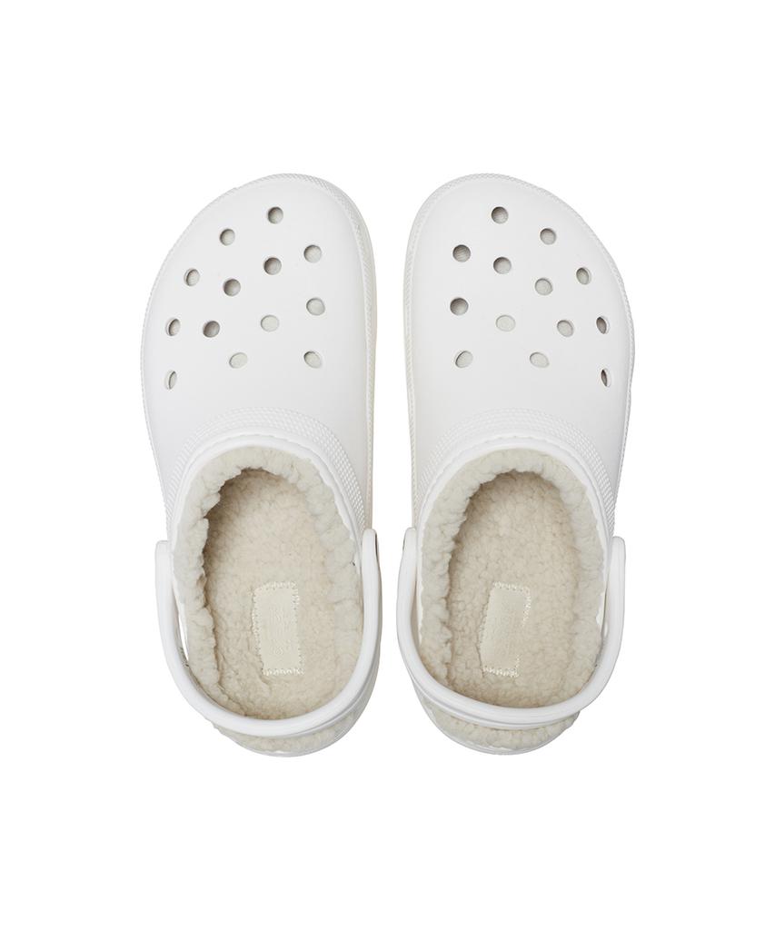 Crocs Classic Platform Lined Clogs Women - White / 207938-100